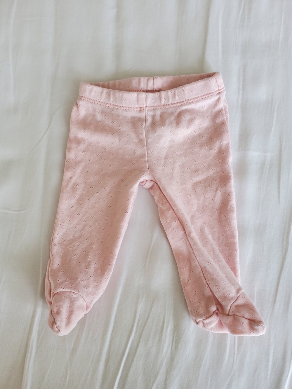 Carter's Baby Footed Leggings in Soft Pink